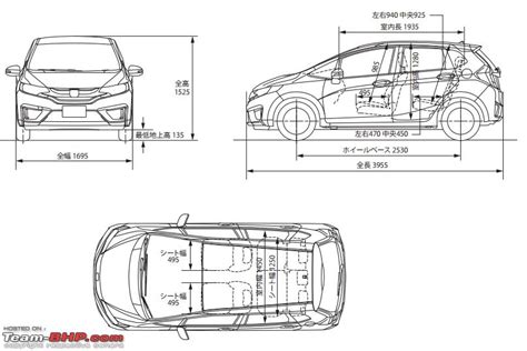 new honda jazz dimensions